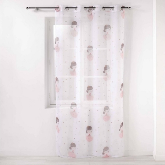 Kindergardine PETITE PRINCESSE, mit Ösen, 140x240 cm