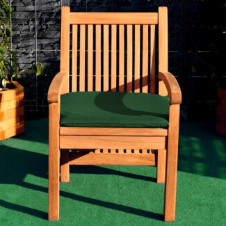 Sitzkissen 61x54 cm für Gartenstuhl Pescara TS-2001 Grün