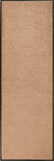 Waschbare Fußmatte Wash & Clean - caramel - 60x180x0,7cm