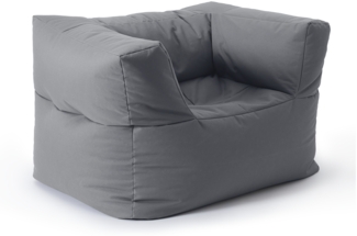 Lumaland Sitzsack-Sofa, Polyester, Sessel, Grau, 70 x 72 x 96 cm