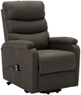 vidaXL Sessel mit Aufstehhilfe Taupe Stoff [321244]