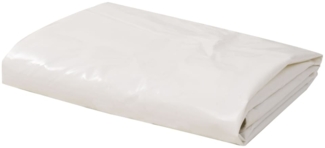 vidaXL Abdeckplane, Canvas mit PVC-Beschichtung weiß, 3 x 6 m, 650 g/m²
