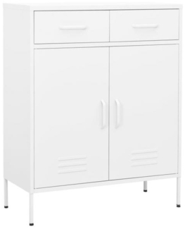 vidaXL Lagerschrank Weiß 80 x 35 x 101,5 cm Stahl [336161]