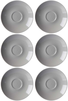 Ritzenhoff & Breker DOPPIO Espressountertasse 12 cm grau 6er Set