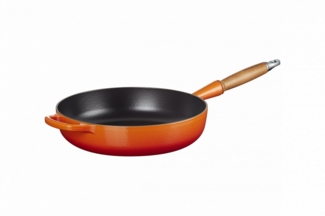 Le Creuset Gusseisen Saute Pfanne 28 cm ofenrot