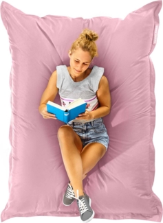 Green Bean® Outdoor Sitzsack, waschbar & wetterfest, Polyester-PVC-Stoff, Pastell Koralle, 140x180 cm, 380 Liter