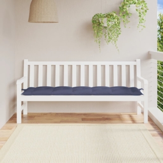 vidaXL Gartenbank-Auflage Marineblau 180x50x7 cm Oxford-Gewebe 379001