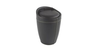 Wenko 'Candy' Wäschesammler, Kunststoff Lederoptik braun, 20 Liter