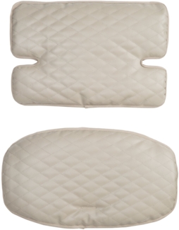 roba Sitzverkleinerer Sit Up 'Luxe' - 2-teilige Hochstuhleinlage 'Greyish gesteppt' - Sitzkissen für alle roba 'Sit Up' Treppenhochstühle