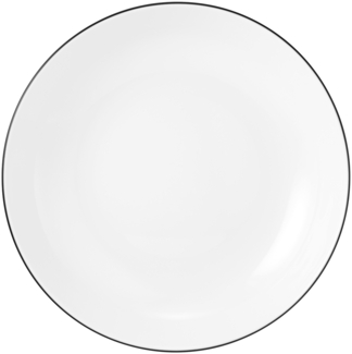 Suppenteller rund 21 cm Lido Black Line Seltmann Weiden Suppenteller - MikrowelleBackofen geeignet, Spülmaschinenfest