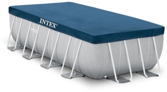Intex Poolplane rechteckig, Polyethylen blau, 390x180 cm