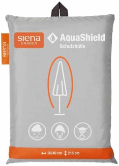 Siena Garden AquaShield Mittelstockschirm - hellgrau, Polyester 30x40xH125 cm