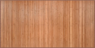vidaXL Teppich Rechteckig Natur 100x200 cm Bambus 376943