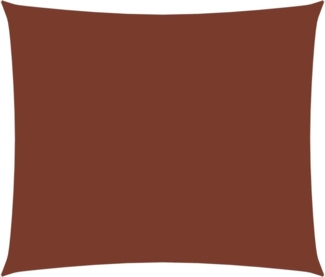 Sonnensegel Oxford-Gewebe Rechteckig 3,5x5 m Terracotta-Rot