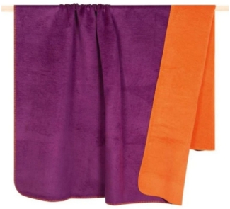 pad Wohndecke, Mischgewebe, 150x200 cm, Hobart Fuchsia Orange