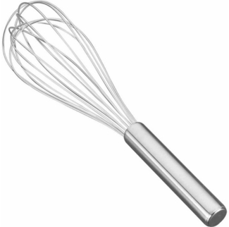 Schneebesen 25 cm Edelstahl, mit Rohrgriff