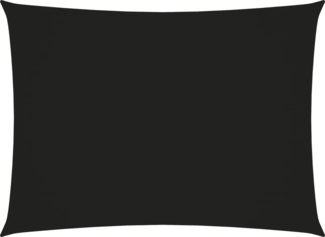 Sonnensegel Oxford-Gewebe Rechteckig 3,5x5 m Schwarz