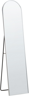 Standspiegel BAGNOLET 150 cm Metall Silber