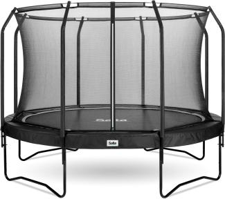 Salta 'Premium Black Edition' Trampolin inkl. Sicherheitsnetz, rund, Stahl schwarz, Ø366x270 cm