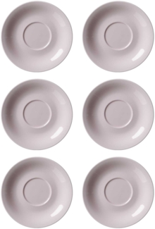 Ritzenhoff & Breker DOPPIO Milchkaffee Untertasse 17 cm rosé 6er Set - A - A