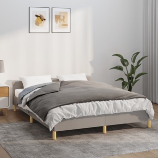 vidaXL Gewichtsdecke Stoff, 1x Gewichtsdecke, 1x Bezug, Grau, 135x200 cm, Baumwolle, 10 kg