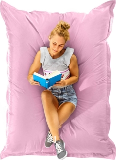 Green Bean® Outdoor Sitzsack, waschbar & wetterfest, Polyester-PVC-Stoff, Rosa, 140x180 cm, 380 Liter