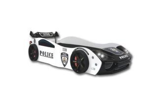 Autobett Kinderbett "Police" 90x200 inkl. Lattenrost ohne Matratze
