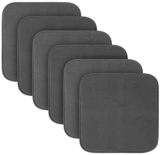 Bestlivings Stuhlkissen Sitzkissen Struktur - Anti Rutsch, Sitzauflage Uni (38x38 cm) Stuhlpolster Stuhlauflage