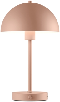 skølm 'Aeriala' LED-Tischlampe kabellos, mit USB-C aufladbar, inkl. 3 Helligkeitsstufen, terrakotta, warmweißes Licht (Energieklasse G)