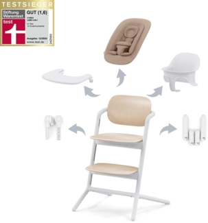 Cybex Lemo 4-in-1 Kinderstuhl Sand White Braun sand
