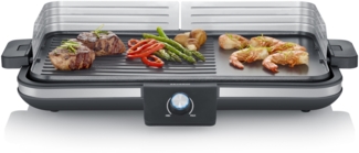 SEVERIN Tischgrill mit Windschutz, 2300 Watt, 8 x 61,2 x 40 cm