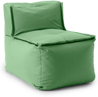 Lumaland Sitzsack-Sofa, Polyester, Mittelteil, Pastell Grün, 70 x 81 x 54 cm
