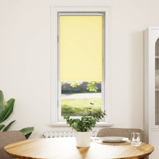 vidaXL Verdunkelungsrollo Gelb 45x150 cm Stoffbreite 40,7 cm Polyester 4012027