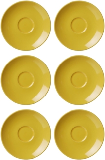 Ritzenhoff & Breker DOPPIO Espressountertasse 12 cm gelb 6er Set