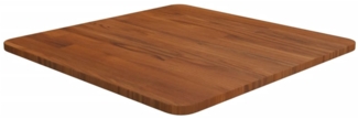 vidaXL Tischplatte Quadratisch Dunkelbraun 50x50x1,5cm Eiche Behandelt 343015