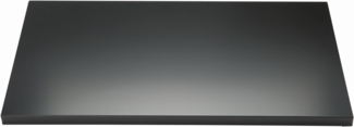 Fachboden mit Lateralhängevorrichtung für EuroTambour, B 1200 mm, Farbe schwarz