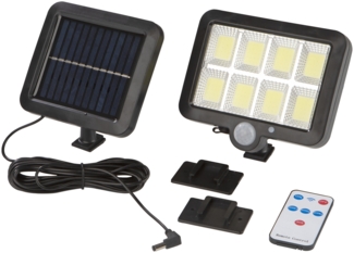 EASYmaxx Solar-Strahler mit Bewegungsmelder - schwarz