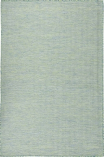 vidaXL Outdoor-Teppich Flachgewebe 120x170 cm Türkis 340802