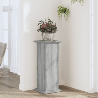 vidaXL Pflanzenständer Grau Sonoma 33x33x80 cm Holzwerkstoff 852974