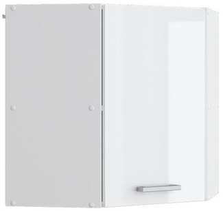 Vicco Küchenschrank Hängeschrank Unterschrank Küchenschränke Küchenunterschrank Arbeitsplatte, Möbel verfügbar in anthrazit und weiß (weiß ohne Arbeitsplatte, Eckhängeschrank 57 cm)