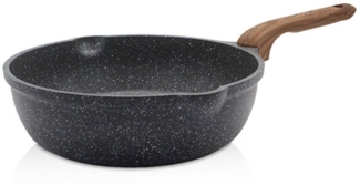 Karl Krüger Aluguss-Pfanne 28 cm TEXAS mit Ausgiess-Vorrichtungen / Schmorpfanne