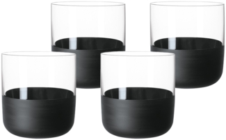 Villeroy & Boch Manufacture Rock Shot Glas 4-teilig 40 ml schwarz