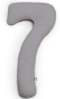 Theraline my 7 - Ersatzbezug für das my7 Seitenschläferkissen 33 Punkte grau