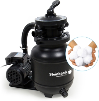 Steinbach Swimming Pool Filteranlage "Active Balls +" inkl. Filtermedium,für Pools bis 19.000 l