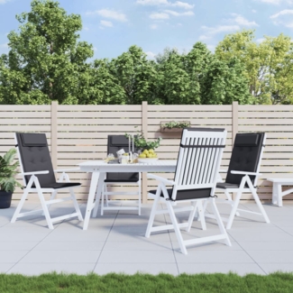 vidaXL Hochlehner-Auflagen 4 Stk. Anthrazit Oxford-Gewebe 361875