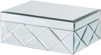 Schmuckkästchen Spiegeleffekt silber 25 x 20 cm GORRON