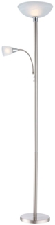 Globo 'Blade' LED Stehlampe, Metall / Glas weiß, Höhe: 178 cm