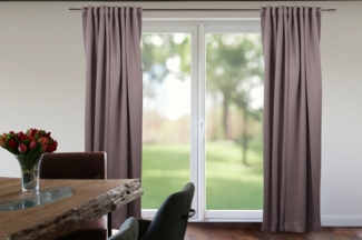 Deco-Raum Vorhang, verdeckte Schlaufen (1 St), verdunkelnd, Polyester