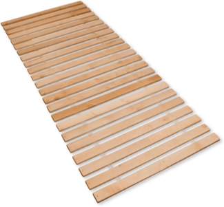 Betten-ABC Premium Rollrost, Stabiles Erlenholz, stabilem Erlenholz, belastbar bis ca. 220 kg, Größe: 80x200