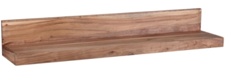 Wohnling Wandregal Landhaus-Stil, Massivholz Akazie, 110 cm